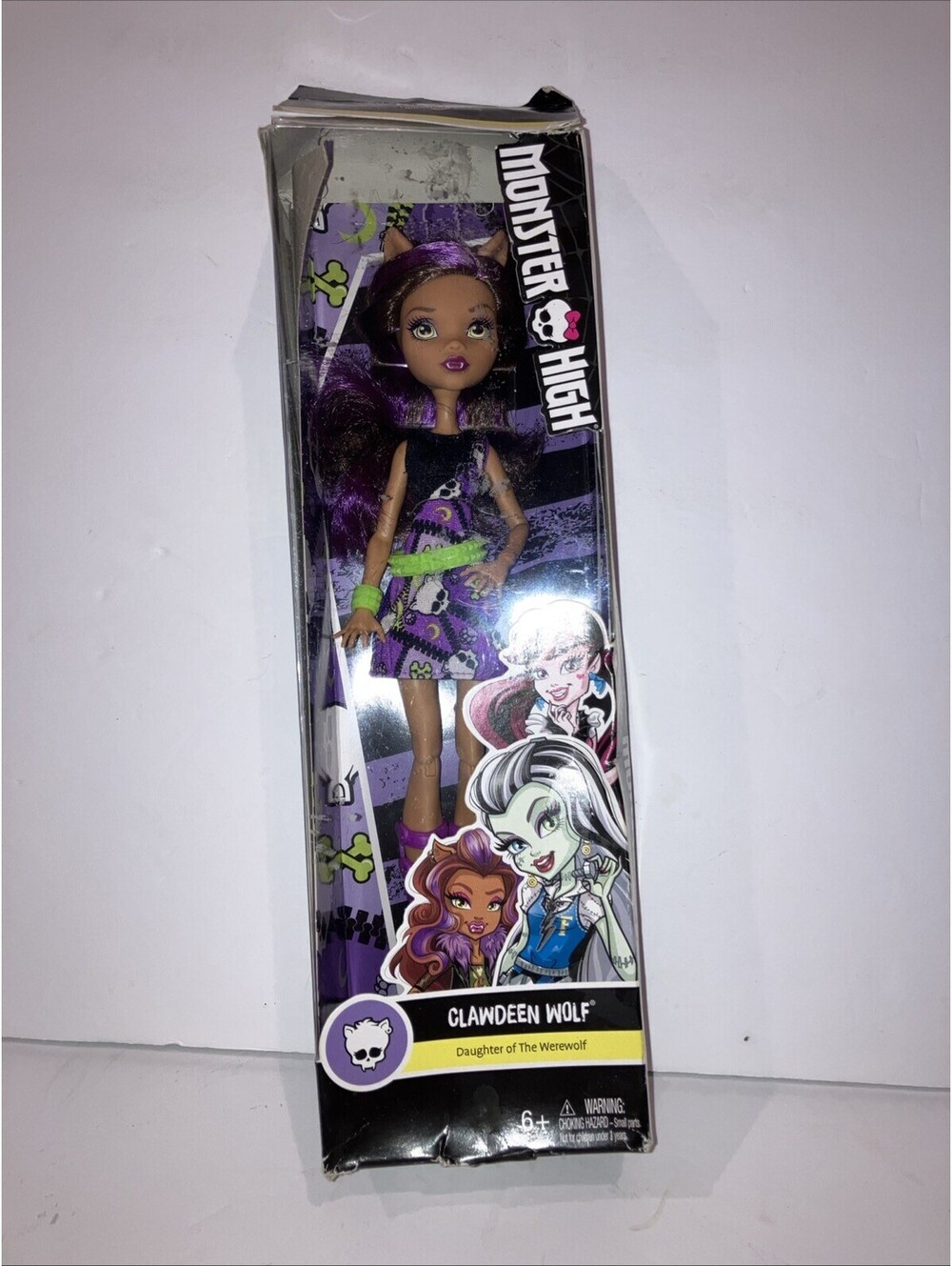 Monster High Clawdeen Wolf How Do You Boo 2015 Daughter Werewolf NEW DMGD BOX